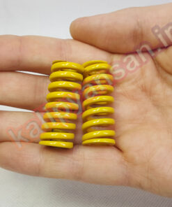 فنر قالب سازی زرد طول 38 قطر 16