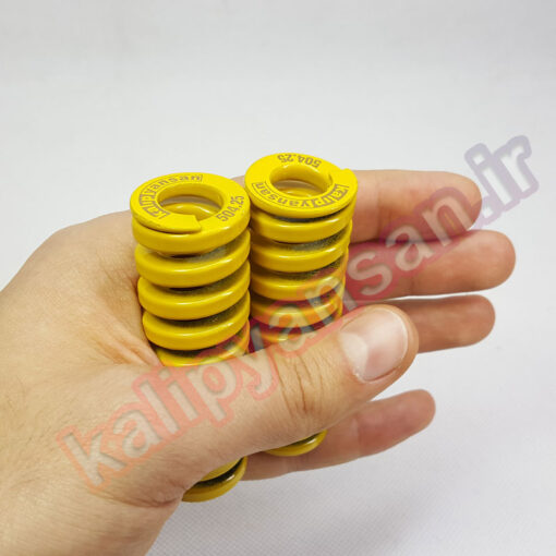 فنر قالب سازی زرد طول 76 قطر 25
