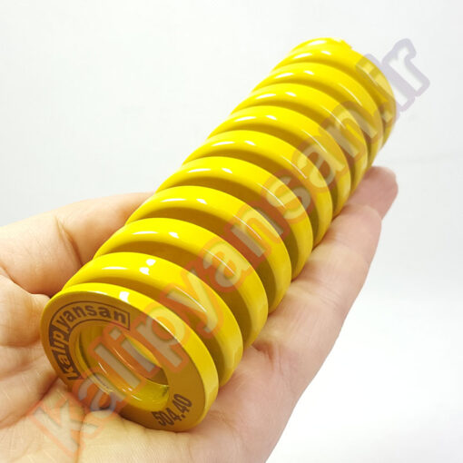 فنر قالب سازی زرد طول 115 قطر 40