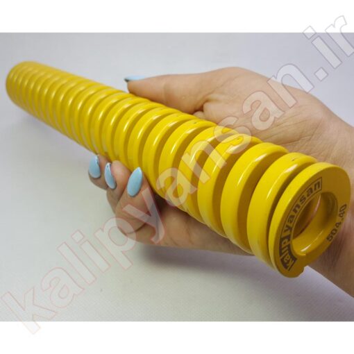 فنر قالب سازی زرد طول 254 قطر 40