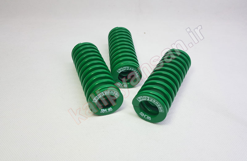 فنر استاندارد قالب سبز ارتفاع 102 قطر 40