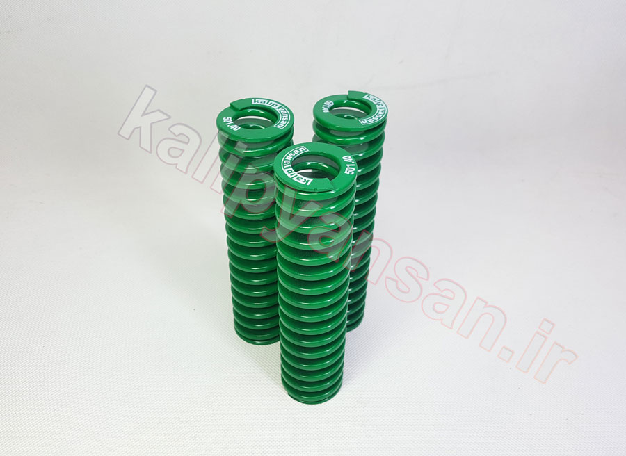 فنر استاندارد قالب سبز ارتفاع 152 قطر 40