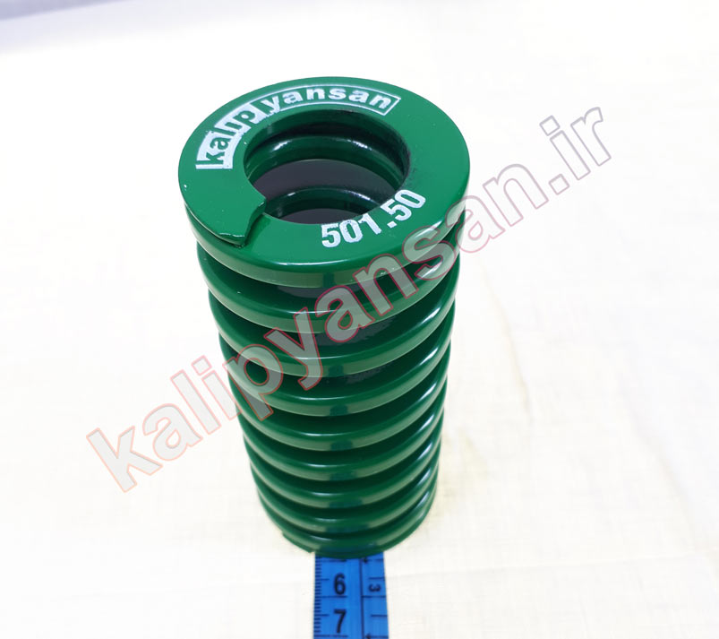 فنر استاندارد قالب سبز ارتفاع 102 قطر 50