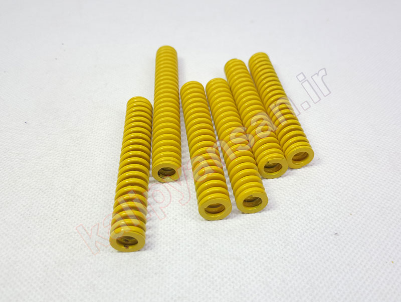 فنر استاندارد قالب زرد ارتفاع 76 قطر 13