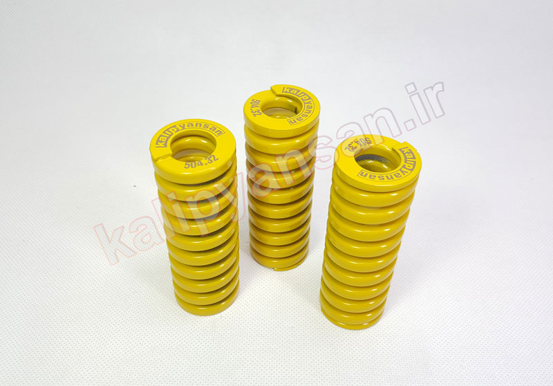 فنر استاندارد قالب زرد ارتفاع 89 قطر 32